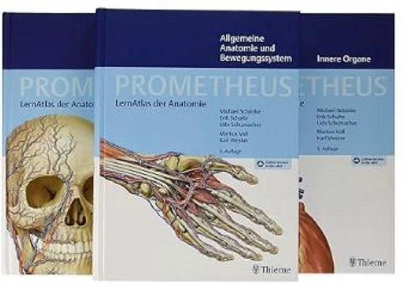 PROMETHEUS LernPaket Anatomie: LernAtlas - 3 Bände, NEU - Bild 1 von 1