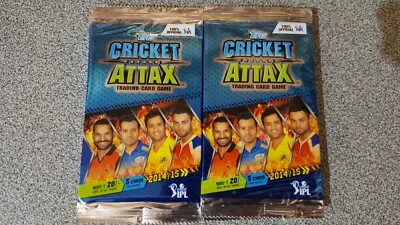 TOPPS IPL Cricket Attax 2014 x10 Packs - image 1 of 3