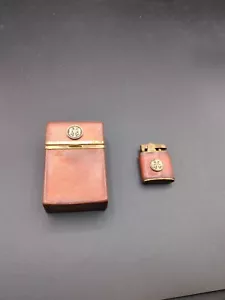 Vintage Buxton Cigarette Case And Lighter Set - Picture 1 of 5