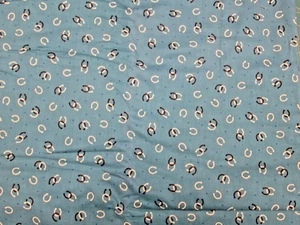 Horseshoes - Boots and Spurs - Riley Blake - REMNANT - 44"W x 16"L - Nice! - Picture 1 of 5