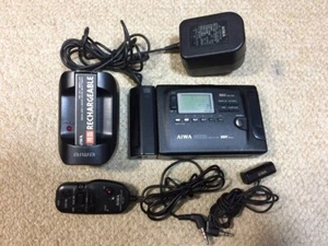 AIWA HS-JX70 Stereo Radio Cassette Recorder Player Black Working Used from Japan - Picture 1 of 8