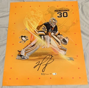 MATT MURRAY SIGNED PITTSBURGH PENGUINS 17x20.5 LE CANVASS AUTOGRAPH FANATICS COA - Picture 1 of 1
