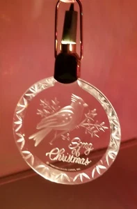 Hallmark Keepsake Magic 1988 Lighted Acrylic Ornament - Song of Christmas - NIB - Picture 1 of 10