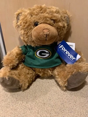 Green Bay Packers NFL Camiseta Sentada Oso de Peluche Bronceado, Nueva Con Etiqueta Foto 1 de 4
