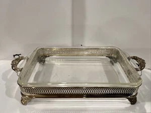 Anchor Hocking Fire King 119 Rectangle 2 Quart with Holder 8 X 12 - Picture 1 of 10