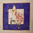 Yudi Hand Painted Framed Flower Butterfly Needlepoint Canvas 10" X 10" Design #2