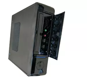 NEW Empty Linkworld DIY Black Mini-ITX Media Center HTPC Desktop/Tower PC Case - Picture 1 of 13