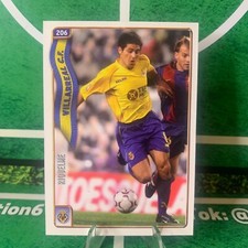 JUAN ROMAN RIQUELME 206- VILLAREAL- MUNDICROMO LEAGUE CHIPS 2005 RARE CARD