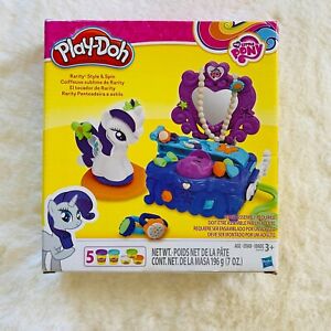 Play-Doh My Little Pony Rarity Style and Spin Playset NEW