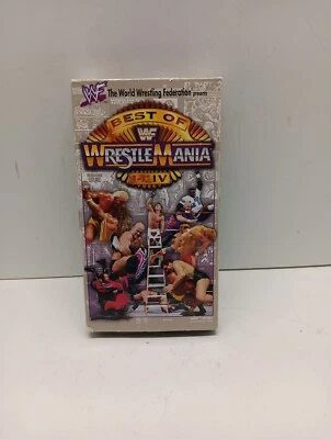 WWF Best of Wrestlemania I - XIV (VHS, 1998) WWE Hulk Hogan Andre The Giant - Image 1 of 3
