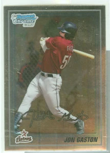 Jon Gaston Houston Astros 2010 Bowman Chrome Prospects - Imagen 1 de 1