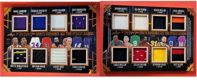 Stephen Curry Jersey Card 3/5 Larry Bird Magic Johnson DRJ Barkley REGGIE MILLER - Image 1 of 4