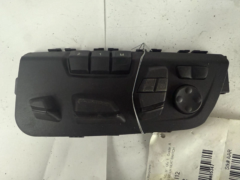 Interruptor de control de ajuste del asiento del conductor delantero izquierdo BMW 650i 640i 2012-2017 OEM Foto 1 de 4