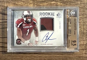 2012 SP Autentico/885 Alshon Jeffery #266 Rookie Patch Auto RC BGS 9,5 Gemma Come Nuovo - Foto 1 di 2