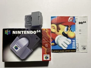 Nintendo 64 N64 Rumble Pak - Gris (NUS-013) Completo En Caja🔥¡Bonito! - Imagen 1 de 13