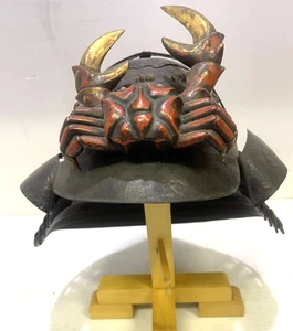 Japanese Kabuto Armor Crab Helmet  Edo era 1600s - Picture 1 of 9