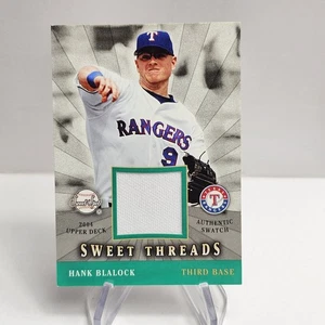 Hank Blalock 2004 Upper Deck Sweet Spot Sweet Threads Jerseys #STS-HB - Picture 1 of 2