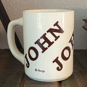 Taza de café de cerámica vintage 1977 Houze John nombre personalizado EE. UU. - Imagen 1 de 7