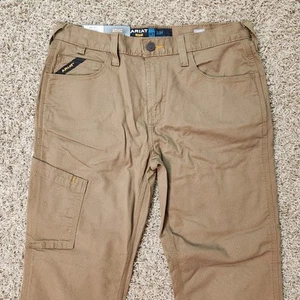 Ariat Herren Rebar M7 Slim Durastretch™ Made Tough Khaki Hose 10036734 Gr. 32×30 - Bild 1 von 13