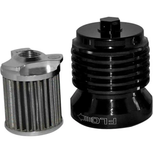 PC Racing FLO Spin On Stainless Steel Oil Filter Black PCS4B - Picture 1 of 1