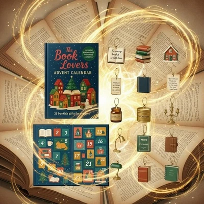 Calendrier de l'avent Book Lovers avec 25 articles de lecteur dont signets - Bild 1 von 4