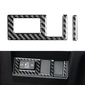 Carbon Fiber Look Head Light Switch Button Cover for Toyota Tundra 2014-2021 - Picture 1 of 8