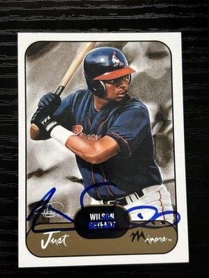 2002 Just Minors - Just Prospects Wilson Betemit #03  Auto - Image 1 of 2