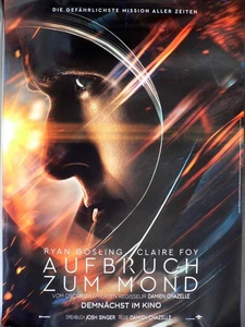 Aufbruch zum Mond - Teaser- Ryan Gosling - Filmposter A1 84x60cm gerollt - Picture 1 of 1