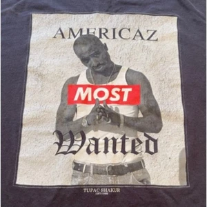Camiseta Tupac Shakur 2Pac America'z Most Wanted Estilo Vintage Gráfico DEFECTOS XL - Imagen 1 de 9