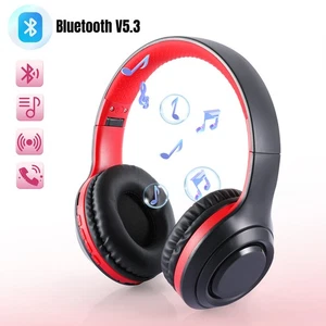 Bluetooth 5.0 Audifonos Universal inalambricos Auriculares Para Tablet Telefonos - Picture 1 of 7