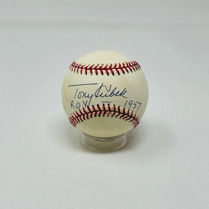 Tony Kubek Autographed Signed New York Yankees ROY 1957 OAL Baseball JSA COA - Picture 1 of 2