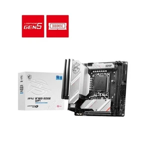 MSI MPG B760I EDGE WIFI DDR5 Mini-ITX Intel Motherboard with Intel Wi-Fi 6E - Picture 1 of 3