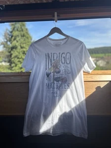 Weißes T-Shirt mit Aufdruck - Bild 1 von 2