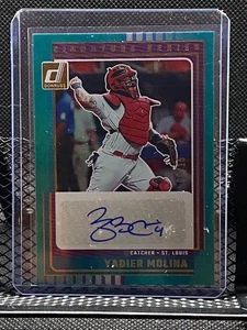 Yadier Molina 2025 Donruss Signature Series Auto / Teal #2/15 - Cardinals - Picture 1 of 2