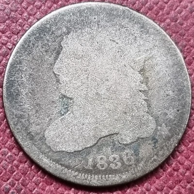 1836 Capped Bust Dime 10c Circulated #96817 - Image 1 of 2