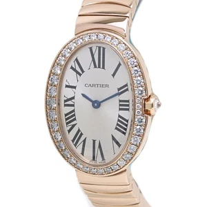 Orologio donna CARTIER Baignoire SM WB520002 K18 oro rosa diamanti /40026 - Foto 1 di 9