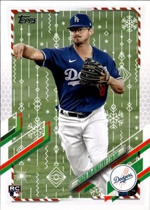 2021 Topps Holiday #HW42 Zach McKinstry Los Angeles Dodgers Rookie - Picture 1 of 2