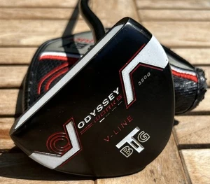 ODYSSEY WORKS V-LINE BIG T PUTTER, RIGHT HANDED, 34" LONG, PLUS HEAD COVER, 350g - Picture 1 of 22