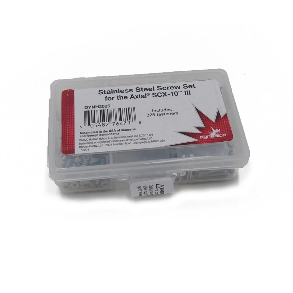Dynamite Stainless Steel Screw Set: Axial SCX10 III - DYNH2025 - Image 1 of 1