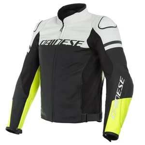 Dainese Men’s Agile Leather Jacket Real Cowhide Motorcycle Racing Biker Jacket - Picture 1 of 5