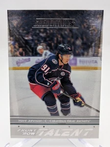 💥 Kent Johnson 2024-25 Upper Deck Credenziali Prima Fila Talento #FRT-KJ Columbus - Foto 1 di 2