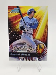 2025 Bowman Chrome Shohei Ohtani Meteoric Rise Mojo Refractor #MR-12 LA Dodgers - Picture 1 of 2