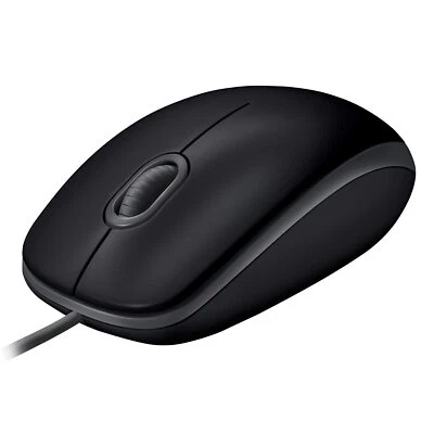 Logitech B110 Silent Kabelgebundene Maus Schwarz - Bild 1 von 4