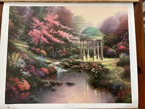 Thomas Kincade Pools of Serenity Lithograph  #579/880 certified and appraised - Picture 1 of 2