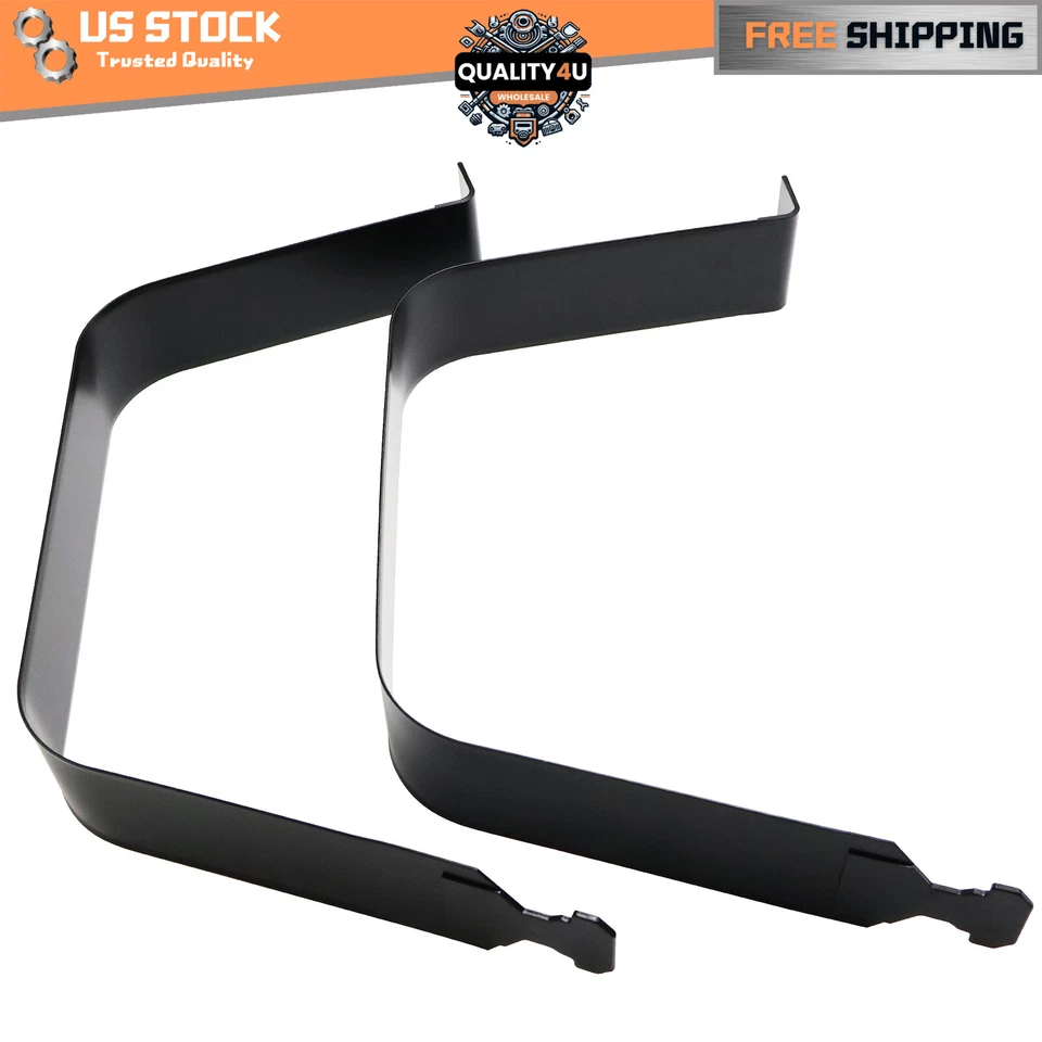 578-183 Set of 2 Fuel Tank Straps Gas for Chevy Silverado 1500 GMC Pair Foto 1 de 4