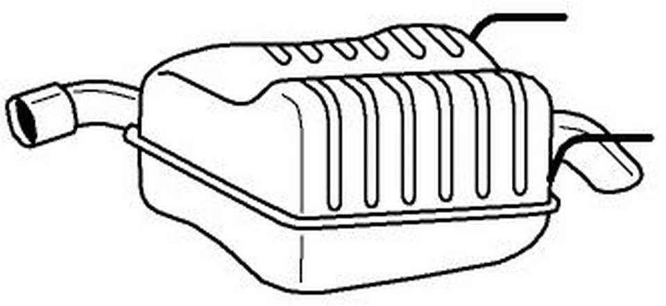 147 cv Silenziatore posteriore per Opel Vectra C Z02 2.2 16V 2198 cc 108 KW 147 - Immagine 1 di 1