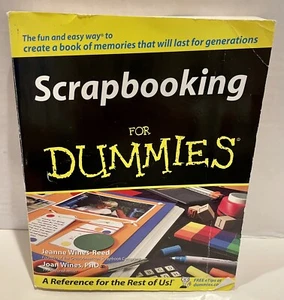 Scrapbooking For Dummies By Jeanne Wines-Reed & Joan Wines, PHD - Picture 1 of 2