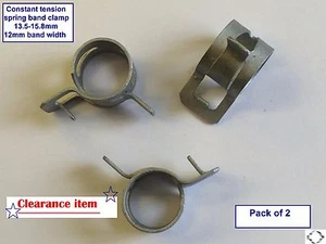 FASCIA CLIP TENSIONE COSTANTE Min.13,5mm-Max.15,8mm - 12mm banda larga x 2 (12/140) - Foto 1 di 3
