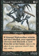 Abyssal Nightstalker X4 (Portal 2 - Second Age) MTG (NM) *CCGHouse* Magic