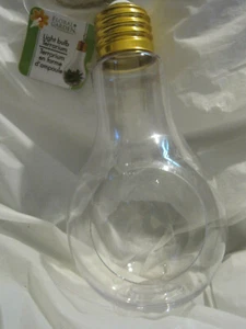 Lightbulb Hanging Terrarium / Bird Feeder / Patio Light~New~LBDDU - Picture 1 of 3